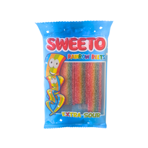 SWEETO - 'Extra Kwaśne' Rainbow Belts Żelki 80g