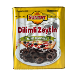 SUNTAT - Czarne Krojone Oliwki 13.5kg