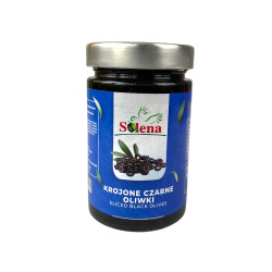 SOLENA - Krojone Czarne Oliwki 315g