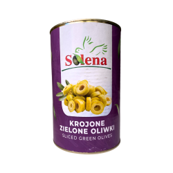 SOLENA - Krojone Zielone Oliwki 4300g